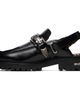 Toga Pulla Toga Pulla Black Metal Mule Loafers - 3