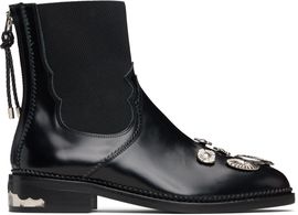 Toga Pulla Toga Pulla Black Polido Boots