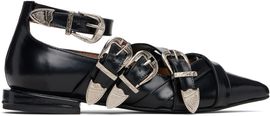 Toga Pulla Toga Pulla Black Polido Flats