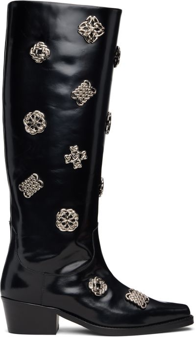 Toga Pulla Toga Pulla Black Polido Tall Boots