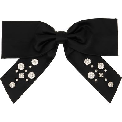 Toga Pulla Toga Pulla Black Ribbon Hair Clip