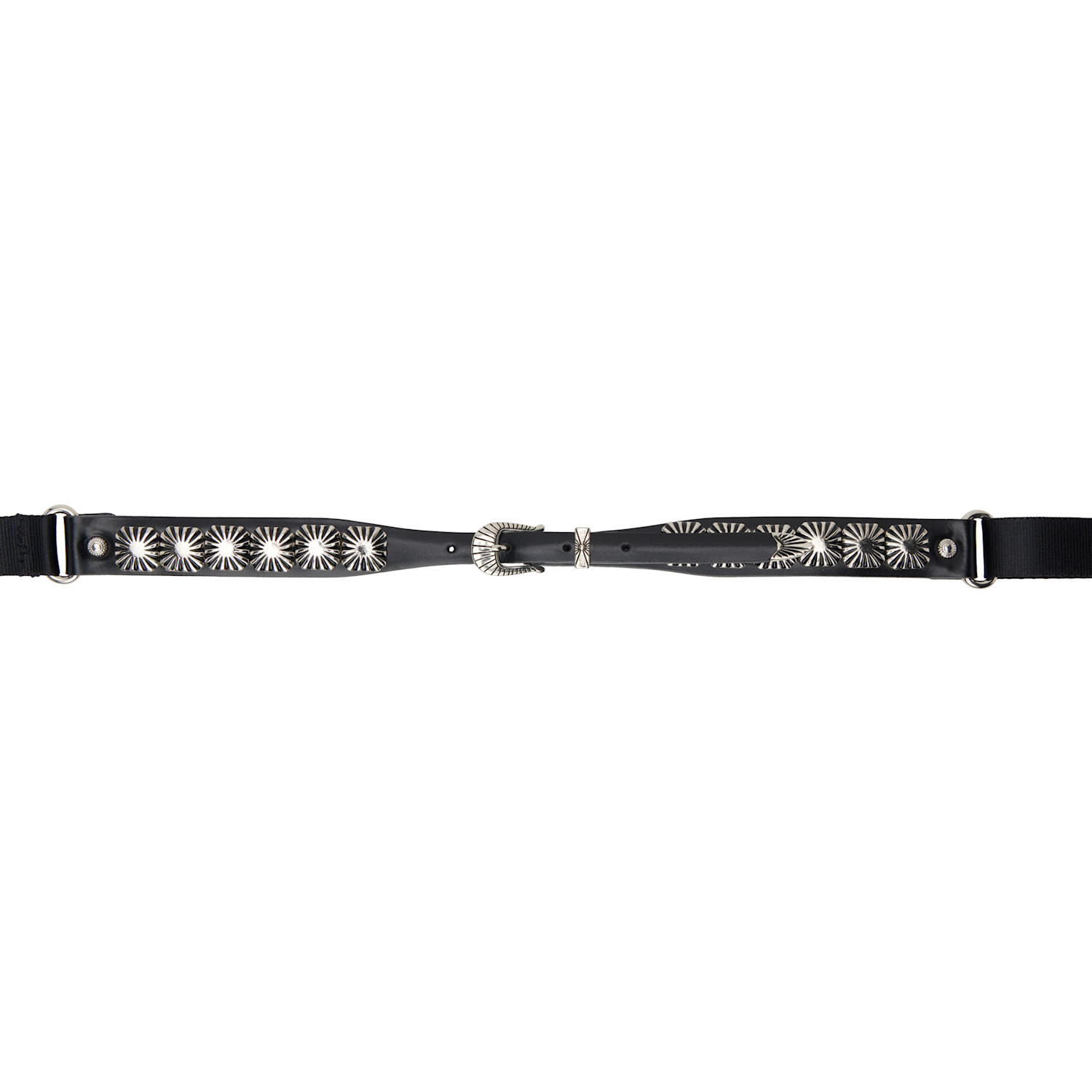 Toga Pulla - Black Eyelet Metal Belt