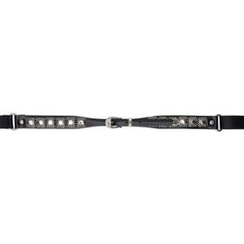 Toga Pulla Toga Pulla Black Rivet Leather Belt
