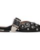 Toga Pulla Toga Pulla Black Studded Leather Flats - 1