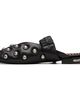 Toga Pulla Toga Pulla Black Studded Leather Flats - 3