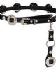 Toga Pulla Toga Pulla Black Studded Narrow Belt - 1