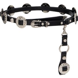 Toga Pulla Toga Pulla Black Studded Narrow Belt
