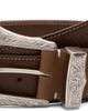 Toga Pulla Toga Pulla Brown Buckle Wide Belt - 1
