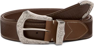 Toga Pulla Toga Pulla Brown Buckle Wide Belt
