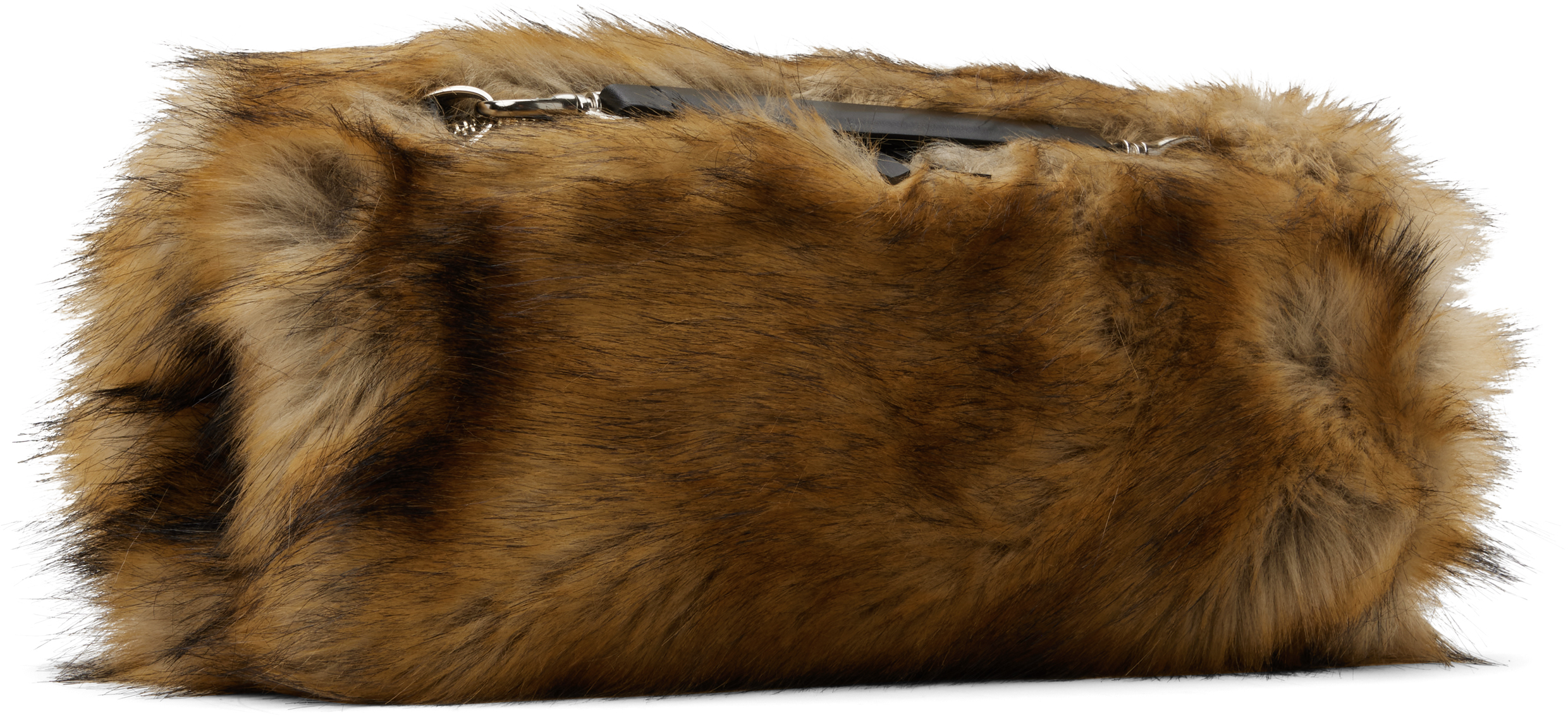Toga Pulla - Brown Hand Faux-Fur Bag