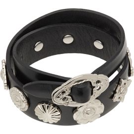 Toga Pulla Toga Pulla Double Leather Bangle Bracelet