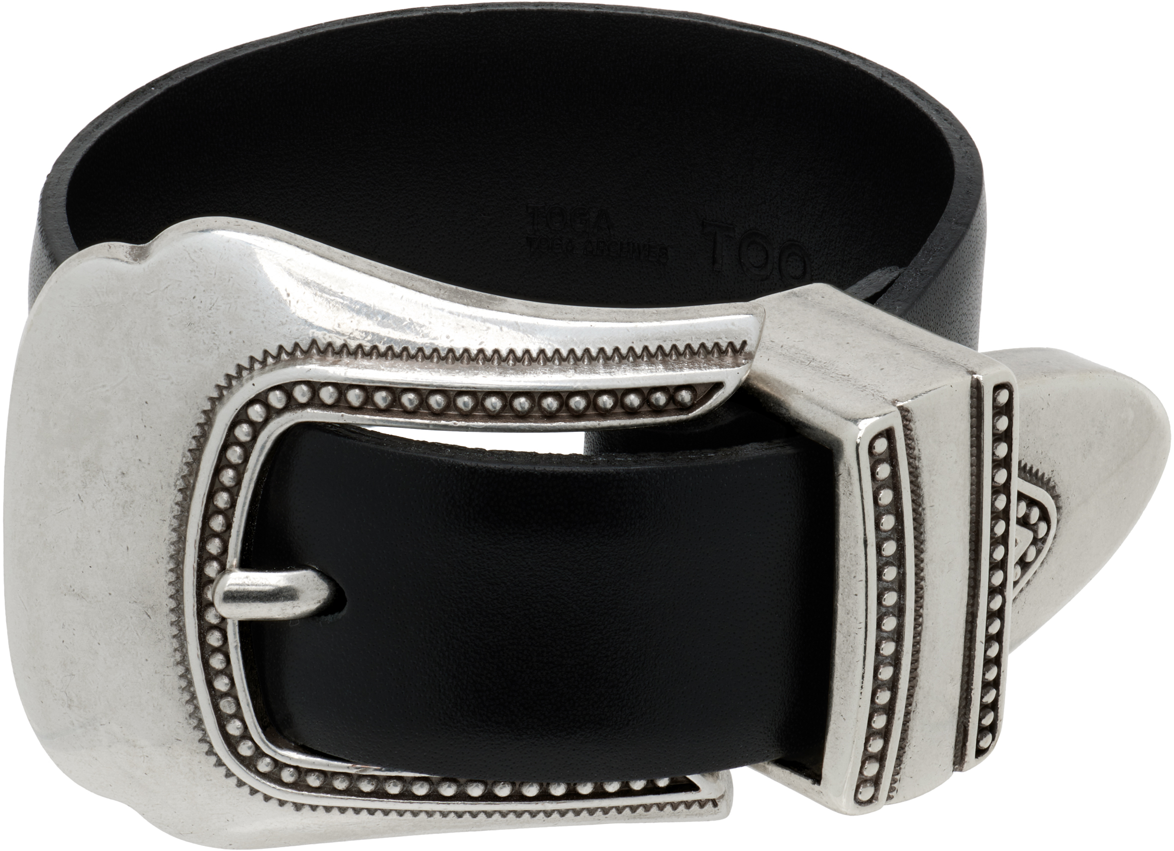 Toga Pulla - Black Pin-Buckle Belt