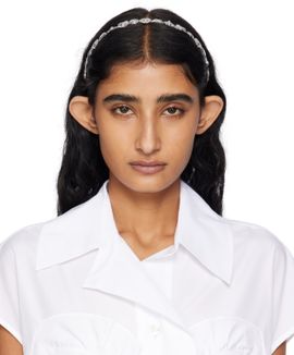 Toga Pulla Toga Pulla Silver Metal Narrow Headband