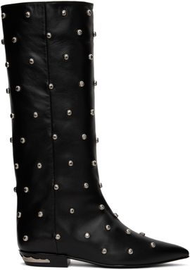 Toga Pulla Toga Pulla SSENSE Exclusive Black Embellished Boots