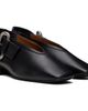 Toga Pulla Toga Pulla SSENSE Exclusive Black Leather Ballerina Flats - 4