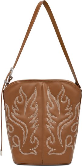 Toga Pulla Toga Pulla Tan Western Shoulder Bag