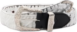 Toga Pulla Toga Pulla White Denim Wide Belt