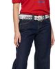 Toga Pulla Toga Pulla White Denim Wide Belt - 2