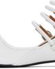 Toga Pulla Toga Pulla White Polido Multi Strap Ballerina Flats - 3