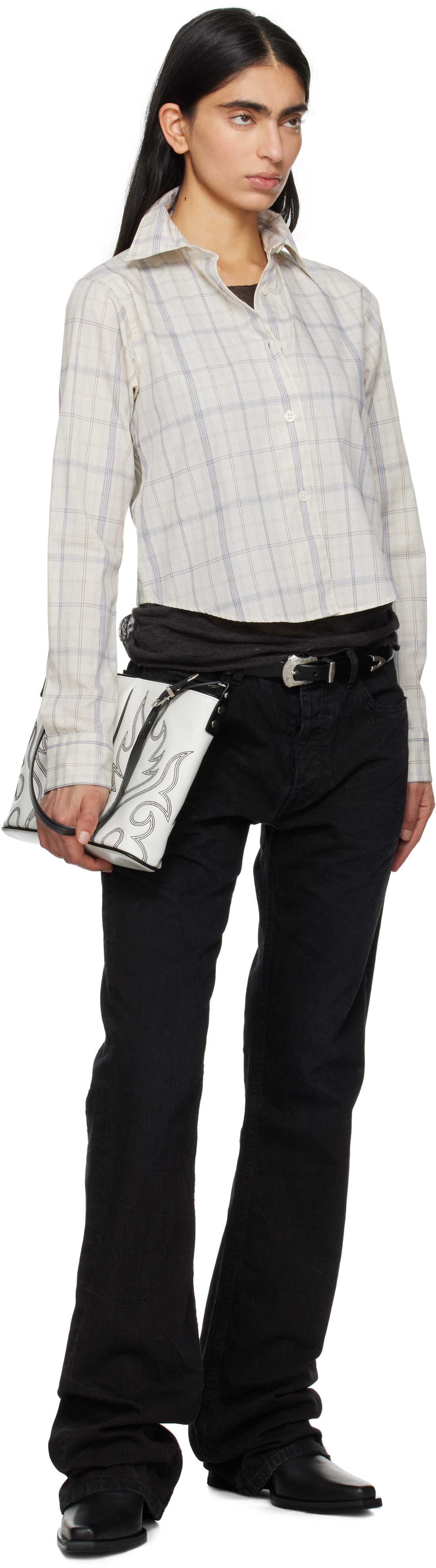 Toga Pulla - White Western Half Bag