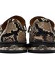 Toga Virilis Toga Virilis Beige Embossed Snake Loafers - 2
