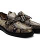 Toga Virilis Toga Virilis Beige Embossed Snake Loafers - 4