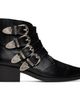 Toga Virilis Toga Virilis Black 4 Metal Cowboy Boots - 1