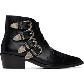 Toga Virilis Toga Virilis Black 4 Metal Cowboy Boots