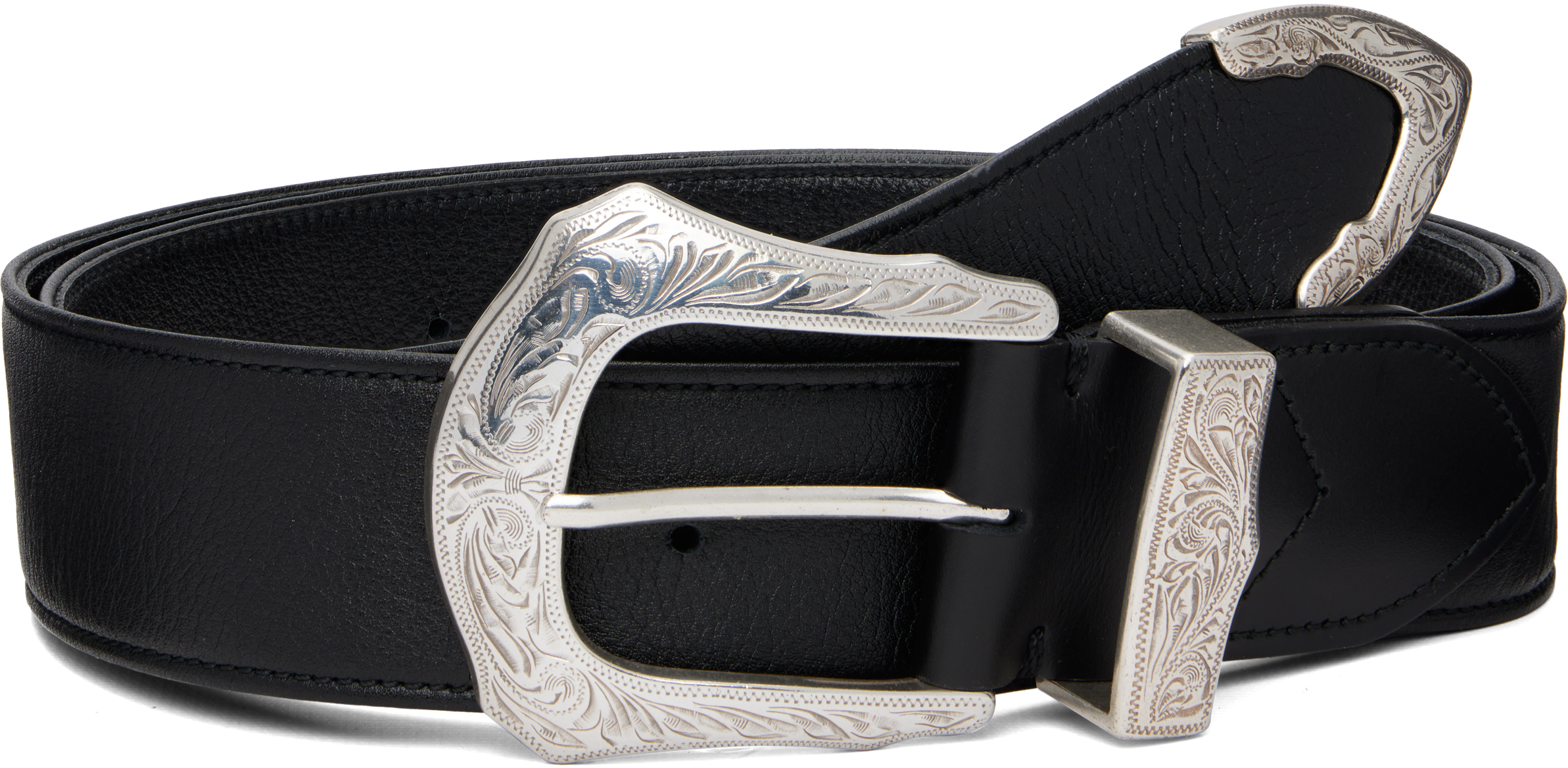 Toga Virilis - Black Buckle Wide Belt