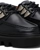 Toga Virilis Toga Virilis Black Hard Leather Boat Shoes - 4