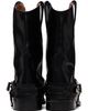 Toga Virilis Toga Virilis Black Hard Leather Boots - 2
