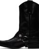 Toga Virilis Toga Virilis Black Hard Leather Boots - 3