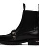Toga Virilis Toga Virilis Black Hard Leather Chelsea Boots - 3