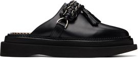 Toga Virilis Toga Virilis Black Hard Leather Slip-on Loafers