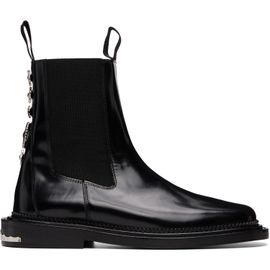 Toga Virilis Toga Virilis Black Leather Chelsea Boots
