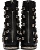 Toga Virilis Toga Virilis Black Stretch Leather Chelsea Boots - 2