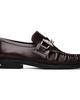 Toga Virilis Toga Virilis Brown Embossed Leather Loafers - 1