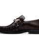 Toga Virilis Toga Virilis Brown Embossed Leather Loafers - 3