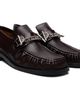 Toga Virilis Toga Virilis Brown Embossed Leather Loafers - 4