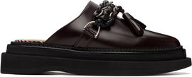 Toga Virilis Toga Virilis Brown Hard Leather Slip-on Loafers