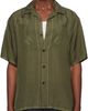 Toga Virilis Toga Virilis Khaki Cupra Stripe S/S Shirt - 1