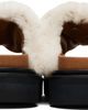 Toga Virilis Toga Virilis Off-White Shearling Sandals - 2
