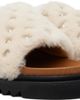 Toga Virilis Toga Virilis Off-White Shearling Sandals - 4