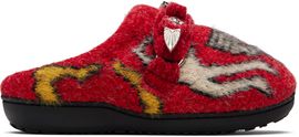 Toga Virilis Toga Virilis Red SUBU Edition Knit Slipper Loafers