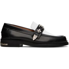 Toga Virilis Toga Virilis SSENSE Exclusive Black & White Hard Loafers