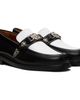 Toga Virilis Toga Virilis SSENSE Exclusive Black & White Hard Loafers - 4