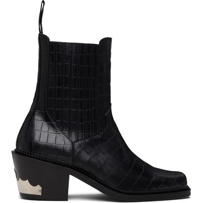 Toga Virilis Toga Virilis SSENSE Exclusive Black Hardware Chelsea Boots