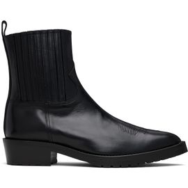 Toga Virilis Toga Virilis SSENSE Exclusive Black Leather Chelsea Boots