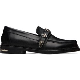 Toga Virilis Toga Virilis SSENSE Exclusive Black Saffiano Classic Loafers