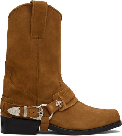 Toga Virilis Toga Virilis SSENSE Exclusive Brown Suede Boots